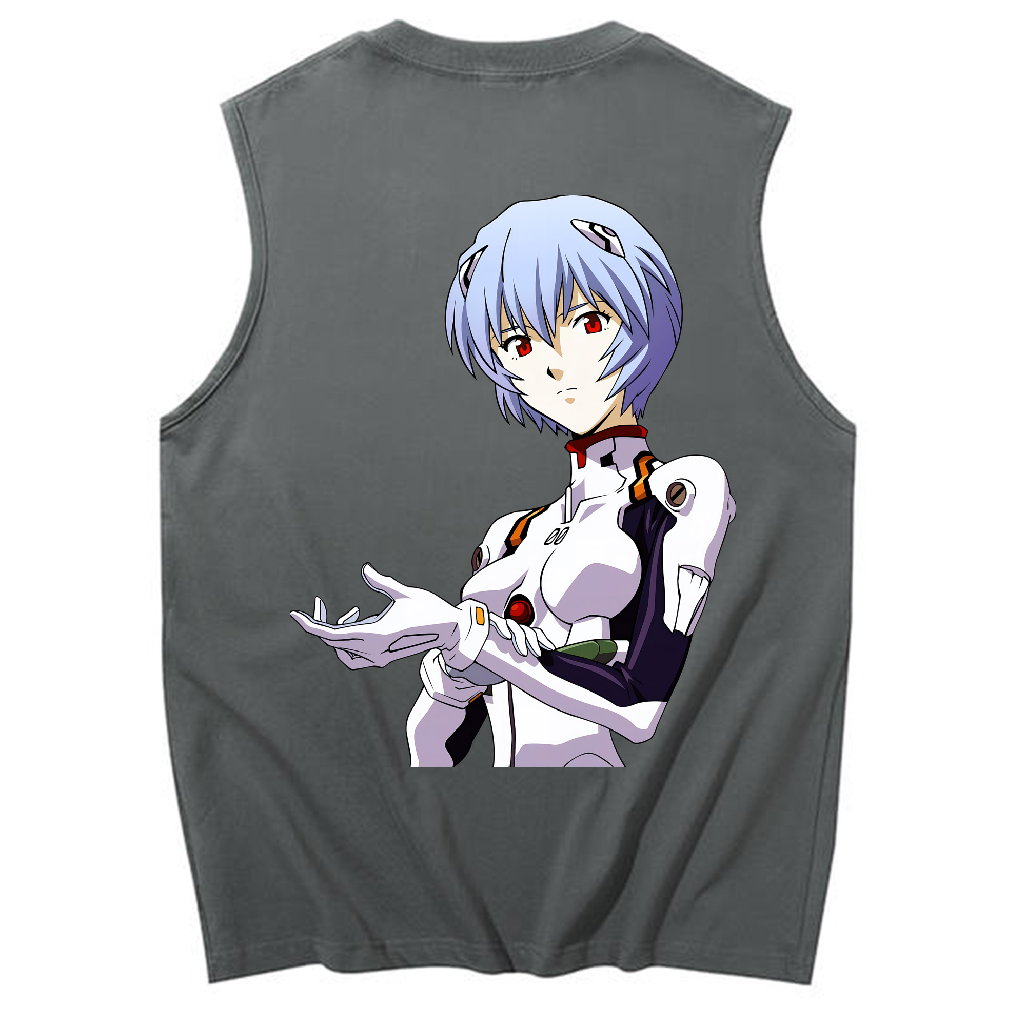 （画像用） EVA 新世紀エヴァンゲリオン コットン100％タンクトップ（背面プリント）